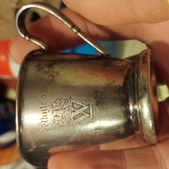 Anyone know anyone named Whyte? Antique silver creamer. - Picture 1 of 3